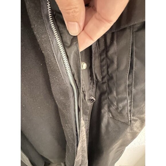 VTG Rain Shedder Women's Raincoat Long Trench‎ Coat 12 Removable Hood/Lining 90s - Picture 6 of 15